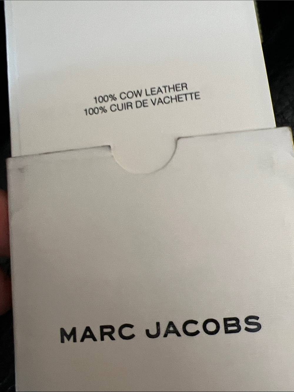 Marc Jacobs Black Leather Crossbody with Black-and-White Striped Strap - Picture 14 of 14